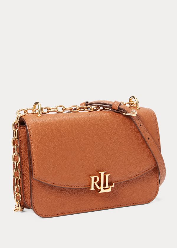 Women's Ralph Lauren Medium Leather Crossbody Bag | 046825QYD